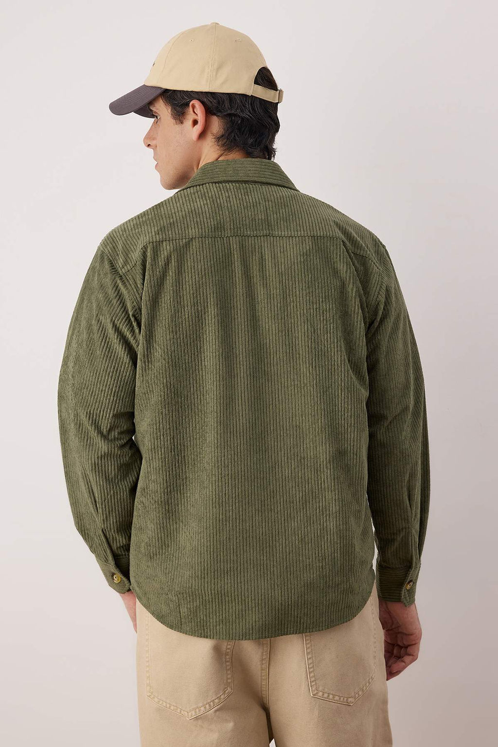 Haki Regular Erkek Gomlek TMNAW26GO00021