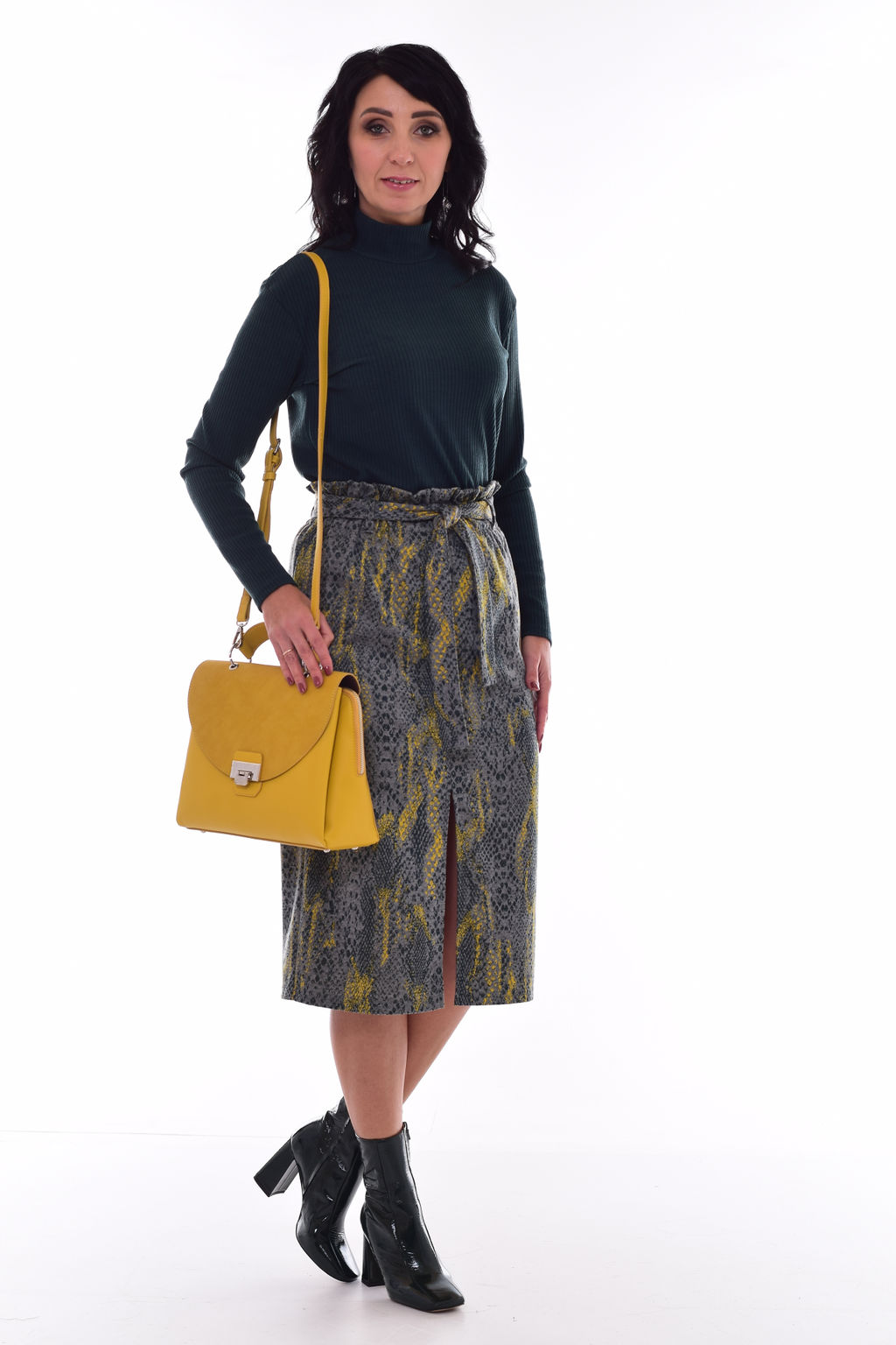 *Юбка женская Ф-9-04 (зеленый)