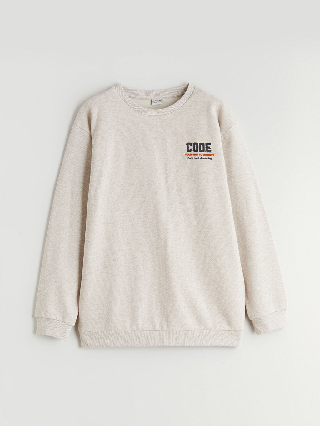 Bisiklet Yaka Erkek ?ocuk Sweatshirt