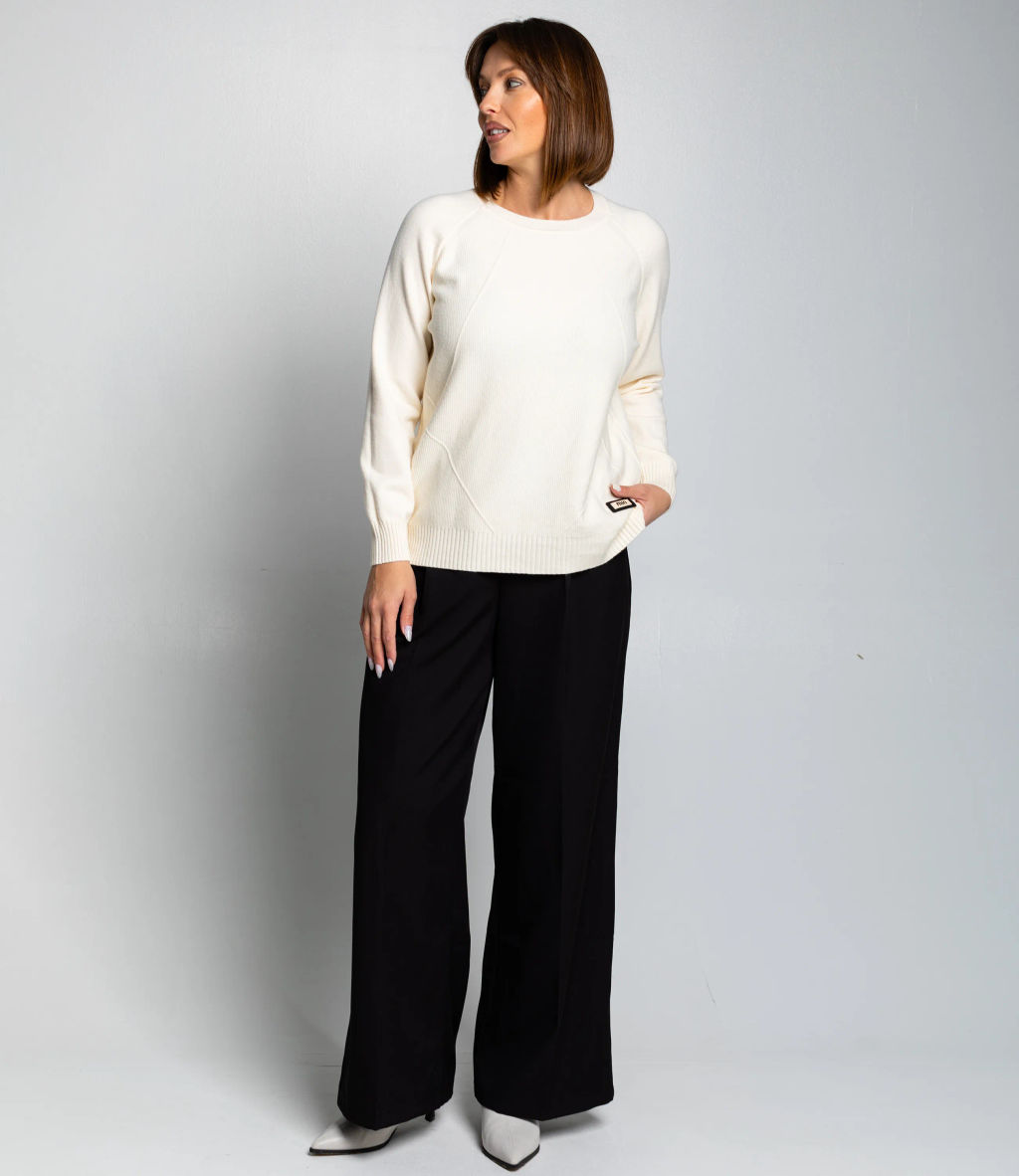 Джемпер #КТ8066, кремовый