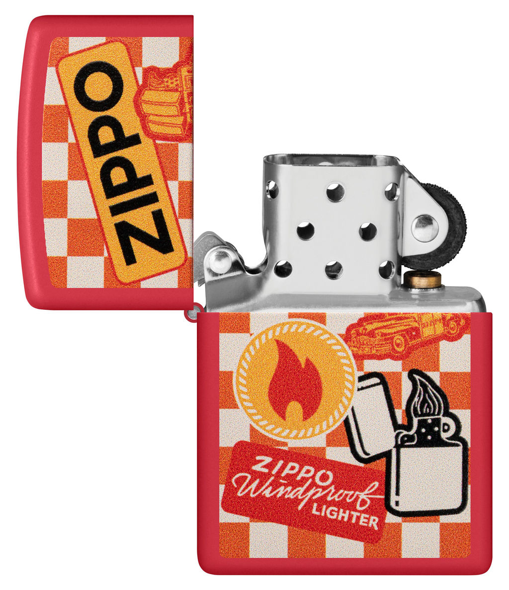 Зажигалка ZIPPO Ретро | Retro Design 48998  фото 4