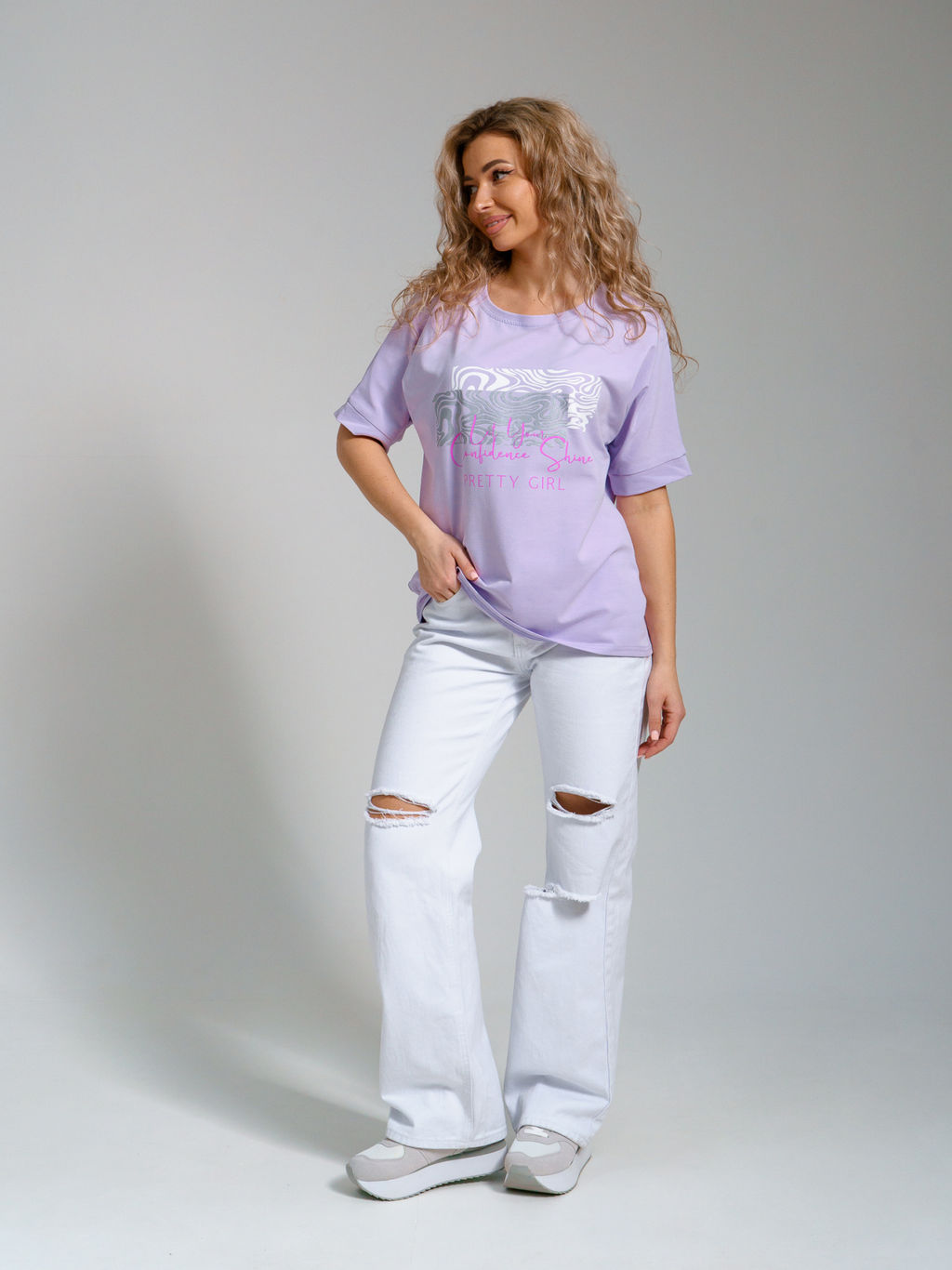 940/1 Футболка "Лиловый"
