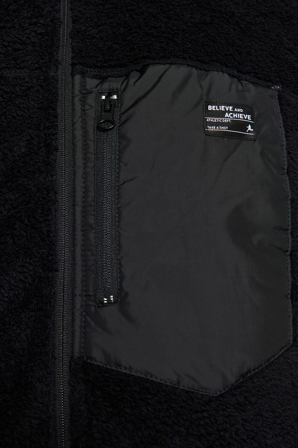 TRENDYOL MAN Siyah Regular Fit Etiket Detayl? Welsoft Pelus K?sl?k Mont TMNAW24MO00007 - Trendyolmilla фото 5
