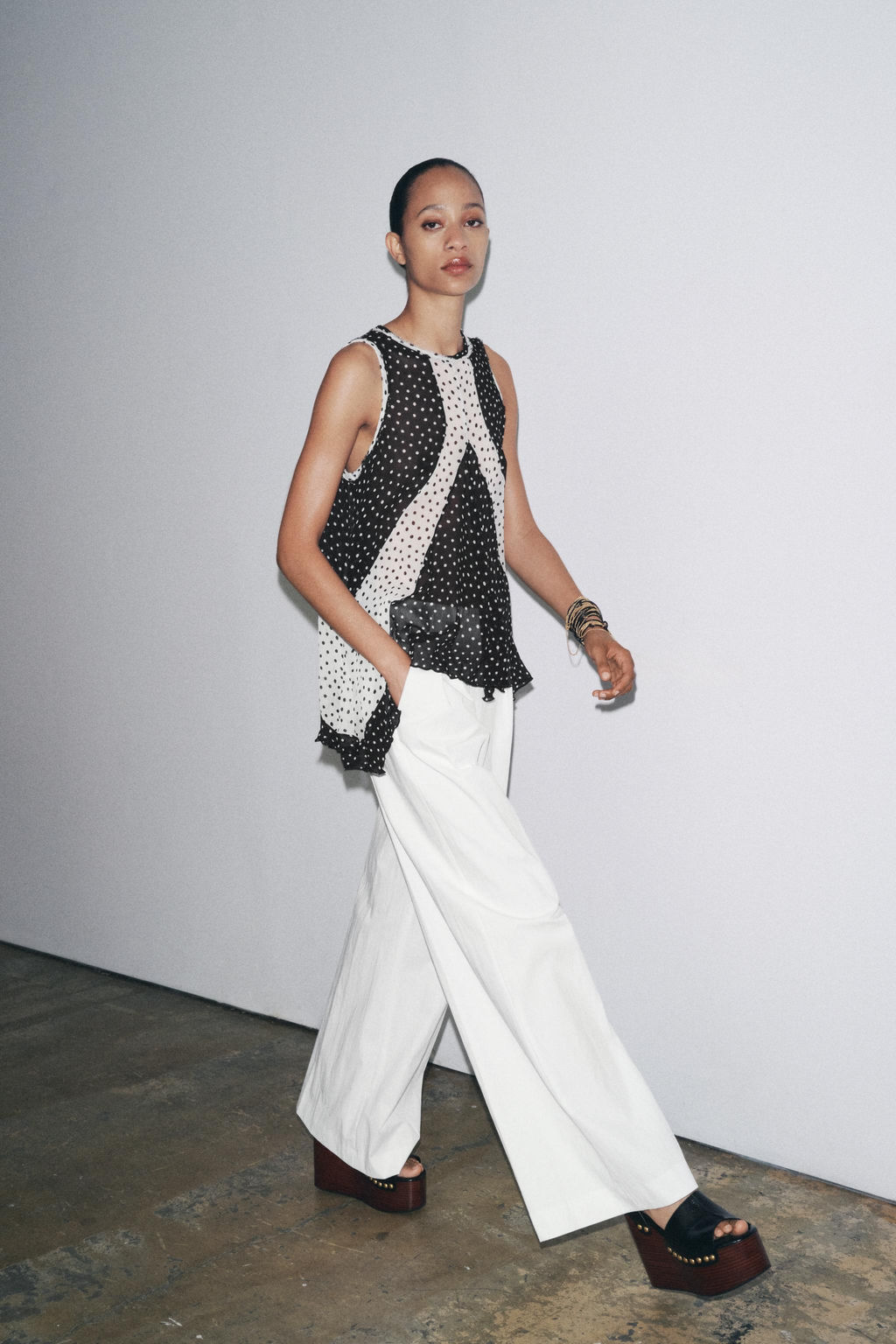 ZW COLLECTION POLKA DOT TOP