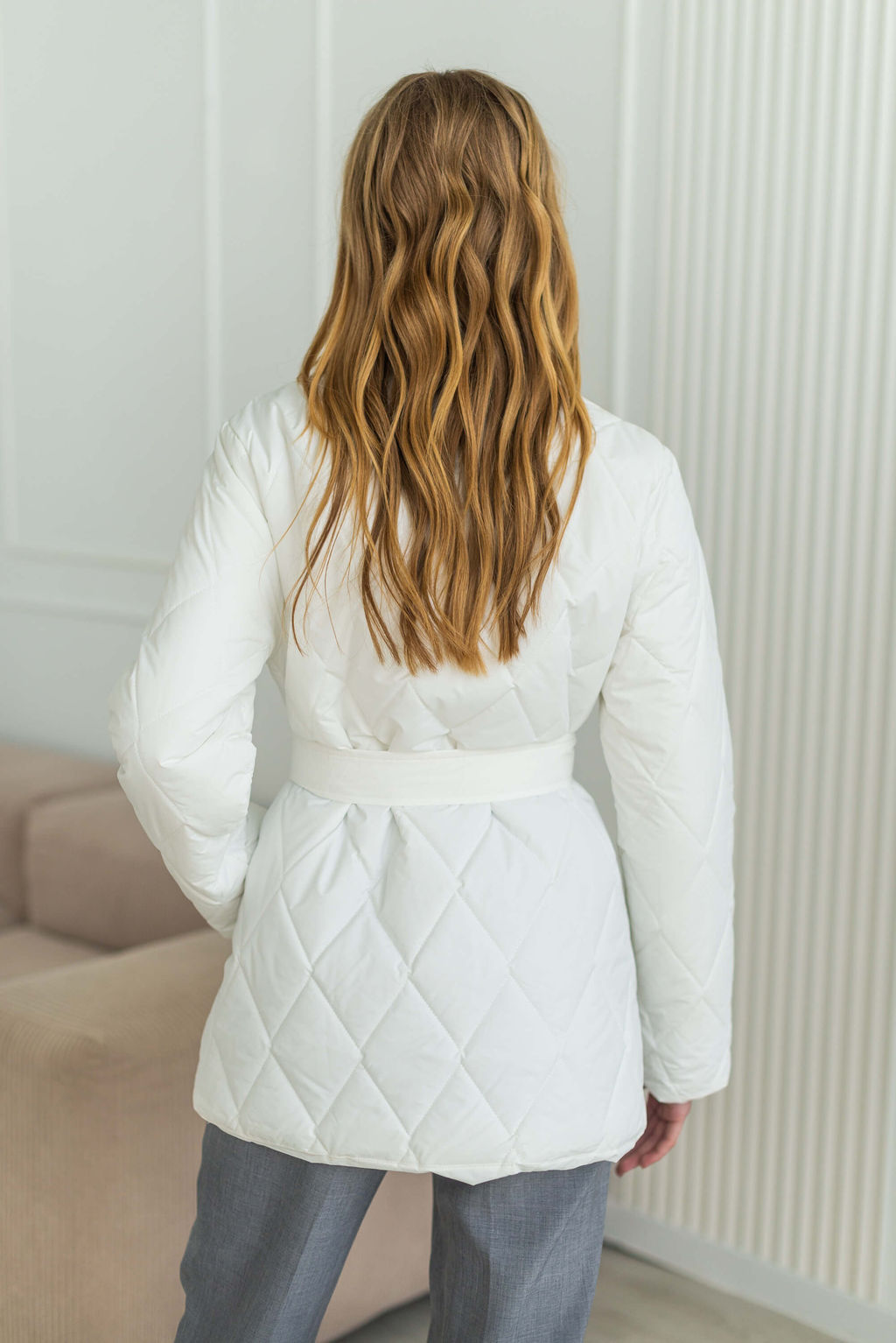 Куртка Домали (белый) - Nadi bordo фото 4