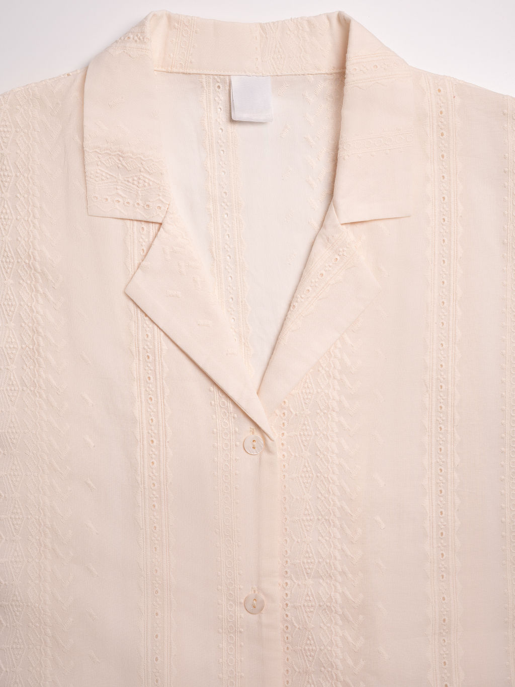 Пижама домашняя женская Indefini 5044TBD молочный хлопок  фото 26