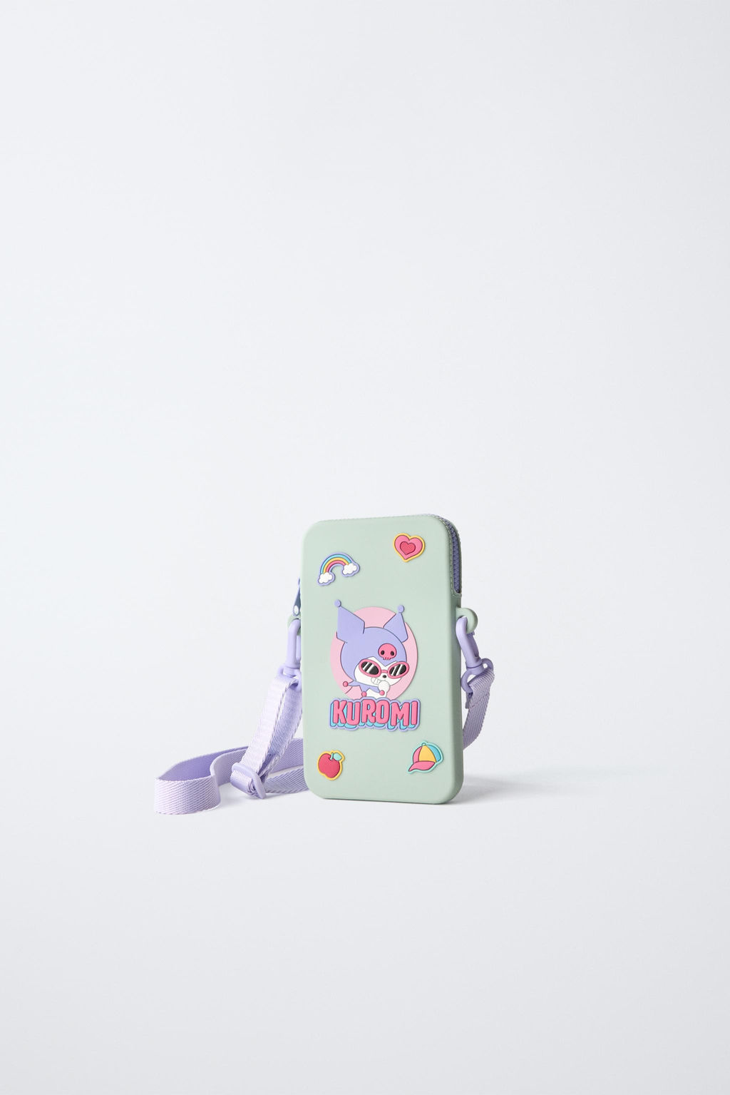 KUROMI SANRIO RUBBERISED MOBILE PHONE POUCH - Zara фото 2