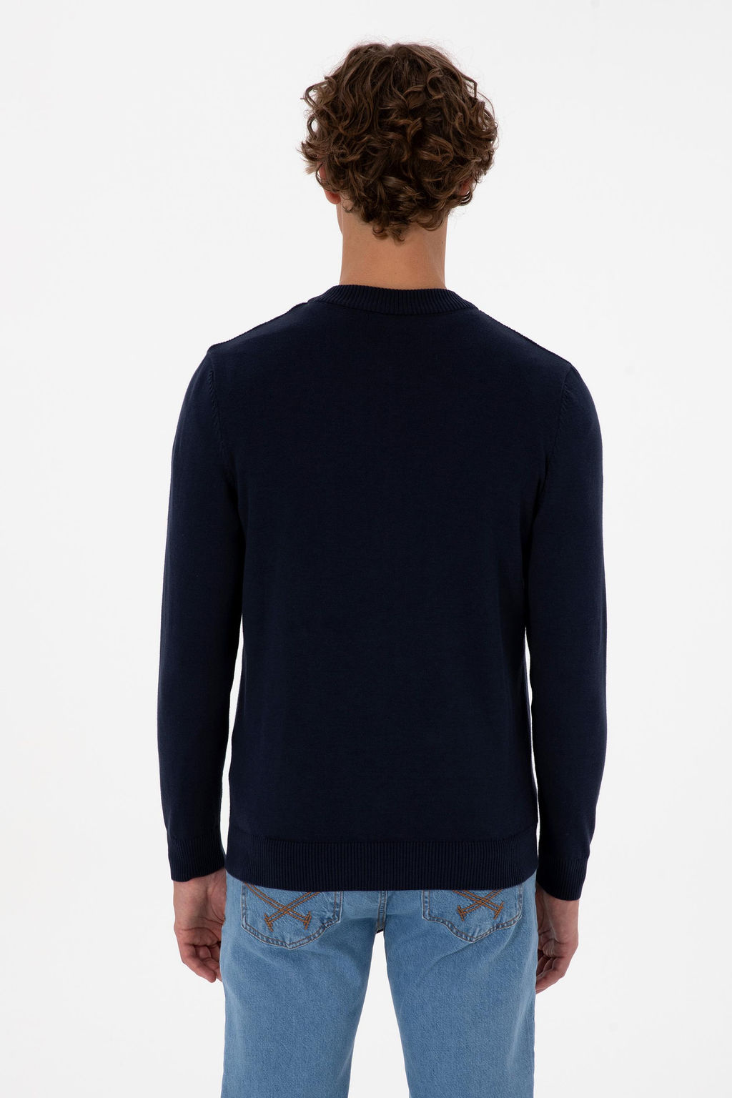 Erkek Lacivert Basic Triko H_rka - U.s. polo assn фото 5