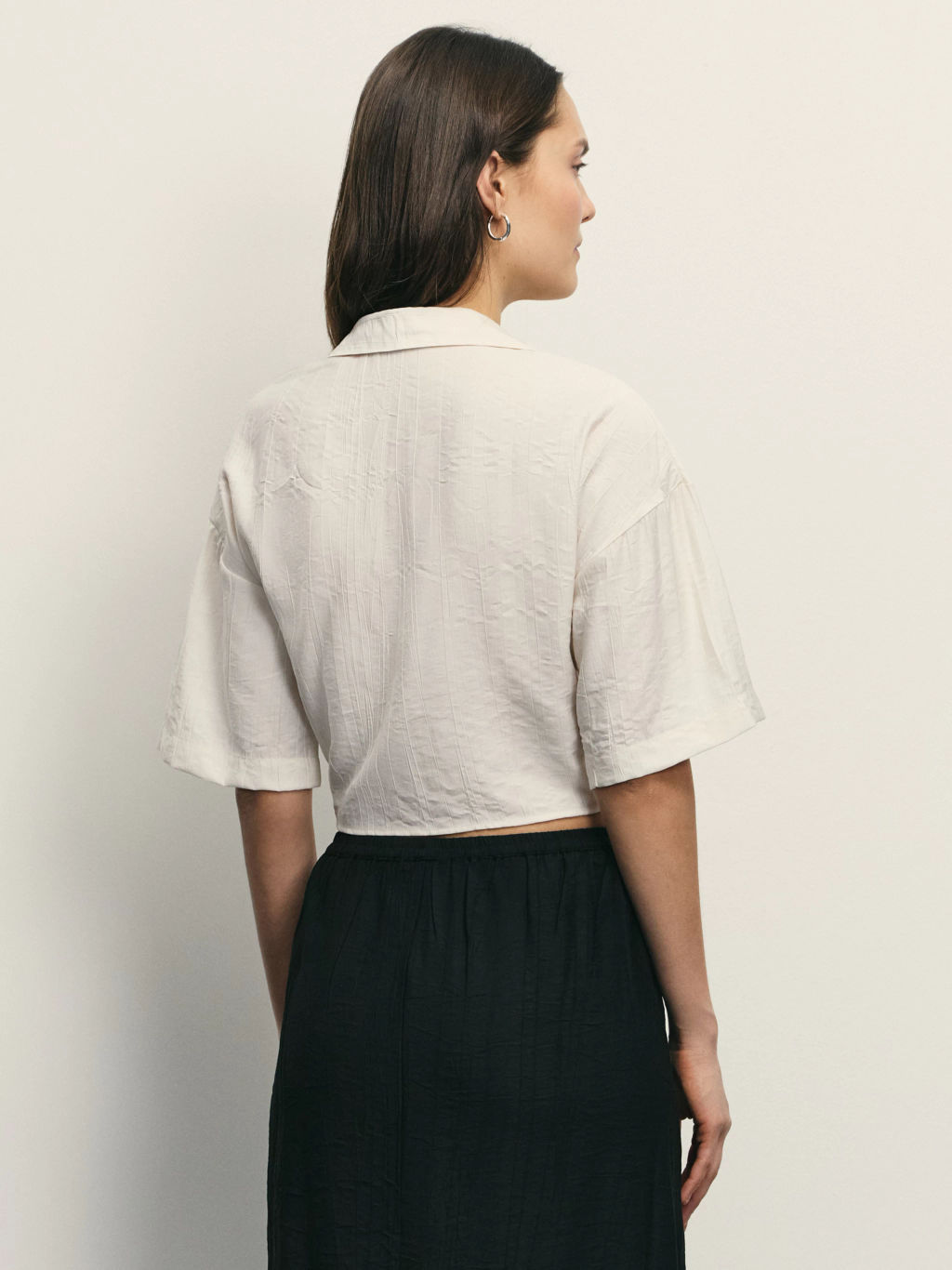 Блузка из вискозы с завязками / Zarina фото 5