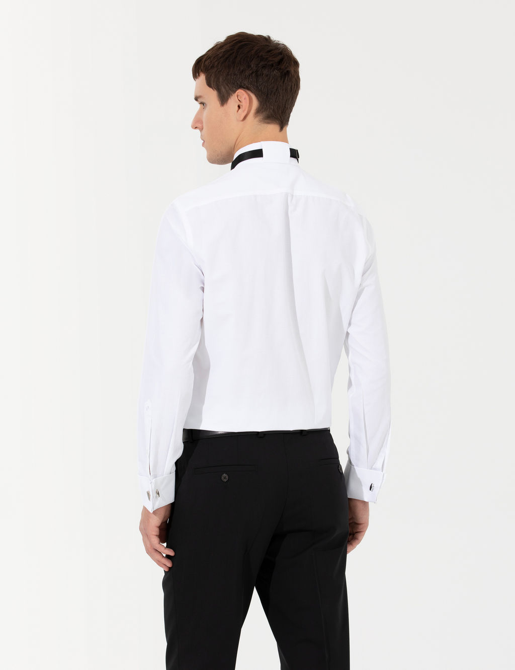 Beyaz Slim Fit Smokin G_mlek