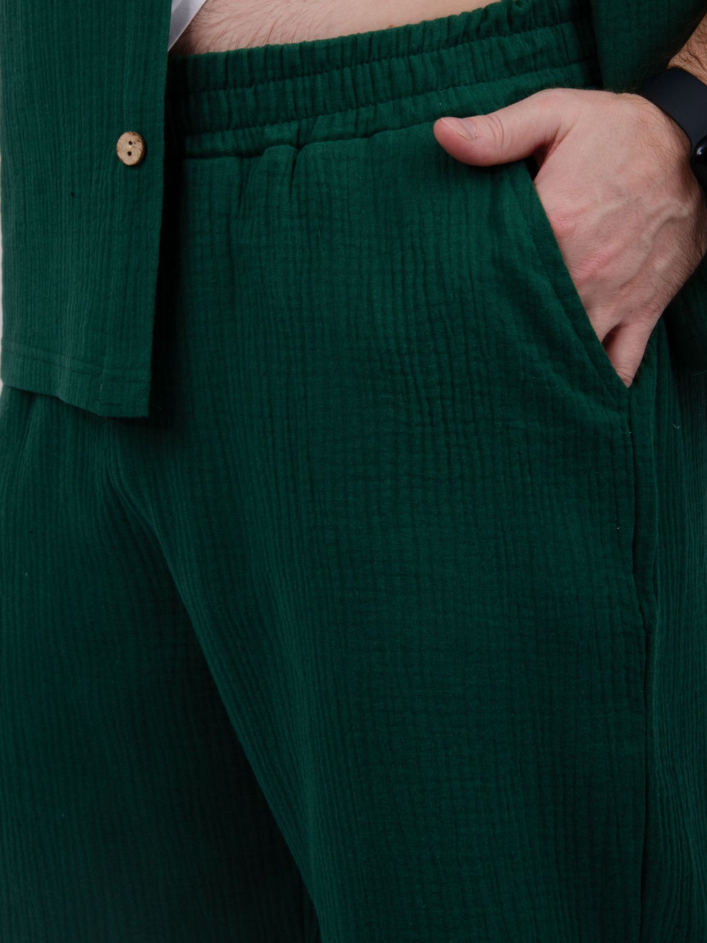 Костюм "Мэтью 2" зелёный, муслин