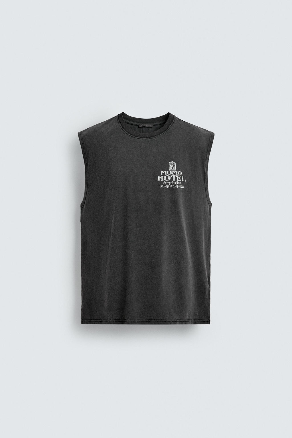 WASHED PRINT TANK TOP - Zara фото 8