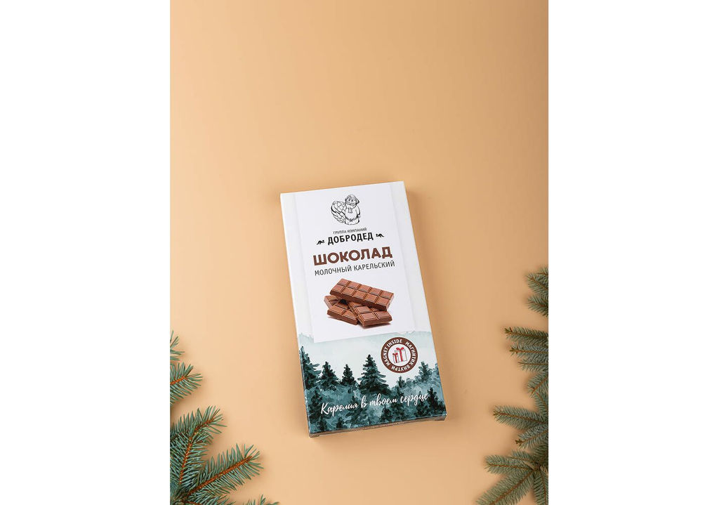 Шоколад молочный Карелия (Карелия это, Лес, Лось) (плитка)
