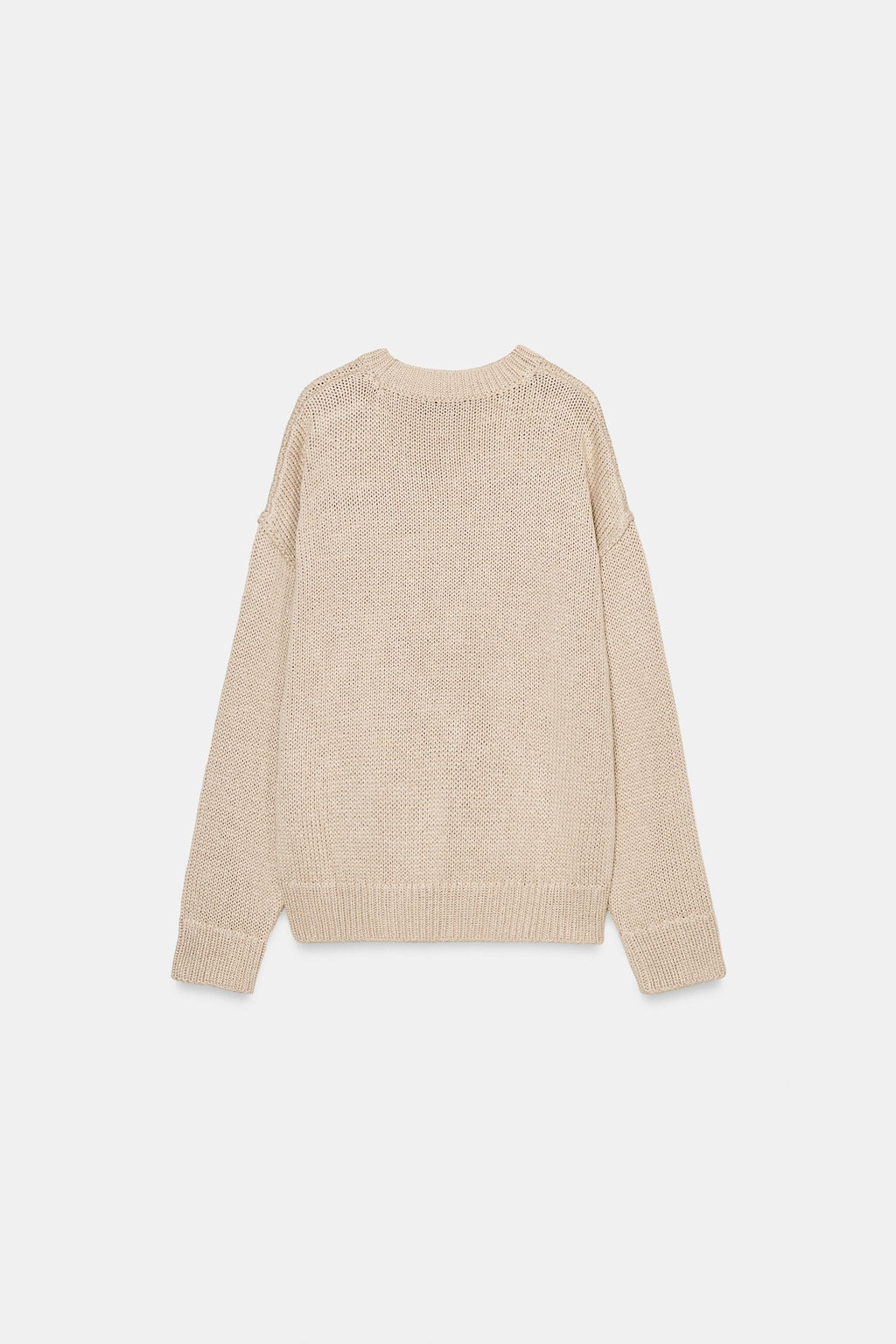 JERSEY PUNTO GRUESO / Beige - Zara фото 8
