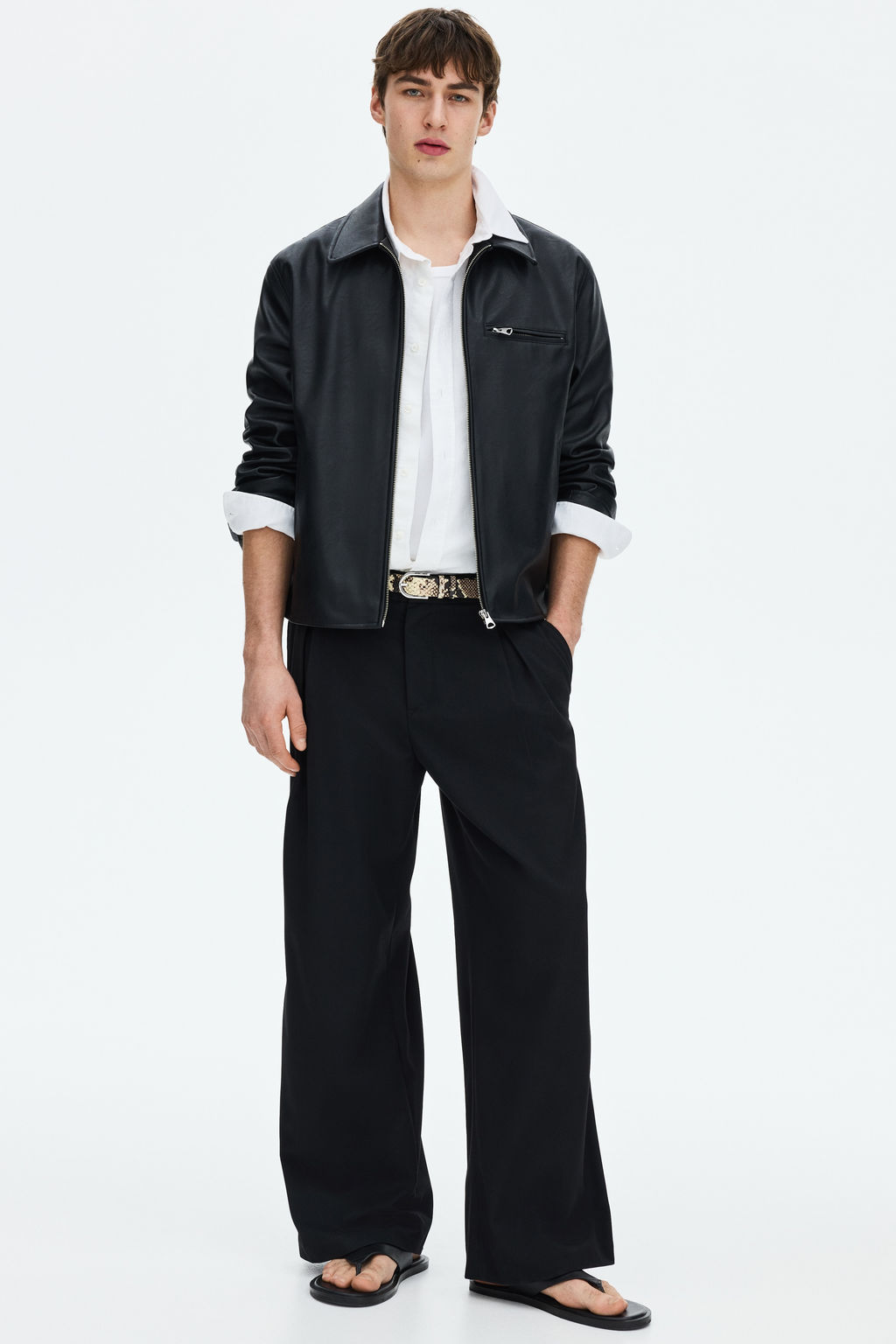 Pantal?n sastre amplio Loose Fit - H&m фото 2