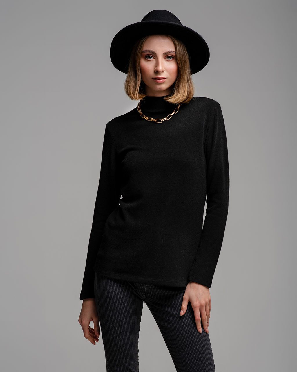 Водолазка из теплого трикотажа 55.11.3