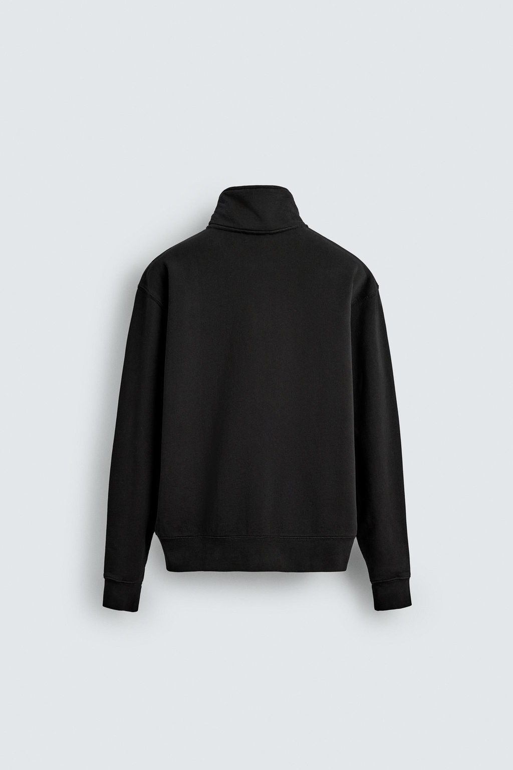 SUDADERA CUELLO CREMALLERA CINTA AARON LEVINE X ZARA / Negro  фото 9