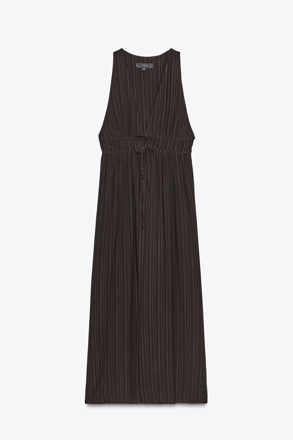 STRIPED LONG WAISTCOAT - Zara фото 6