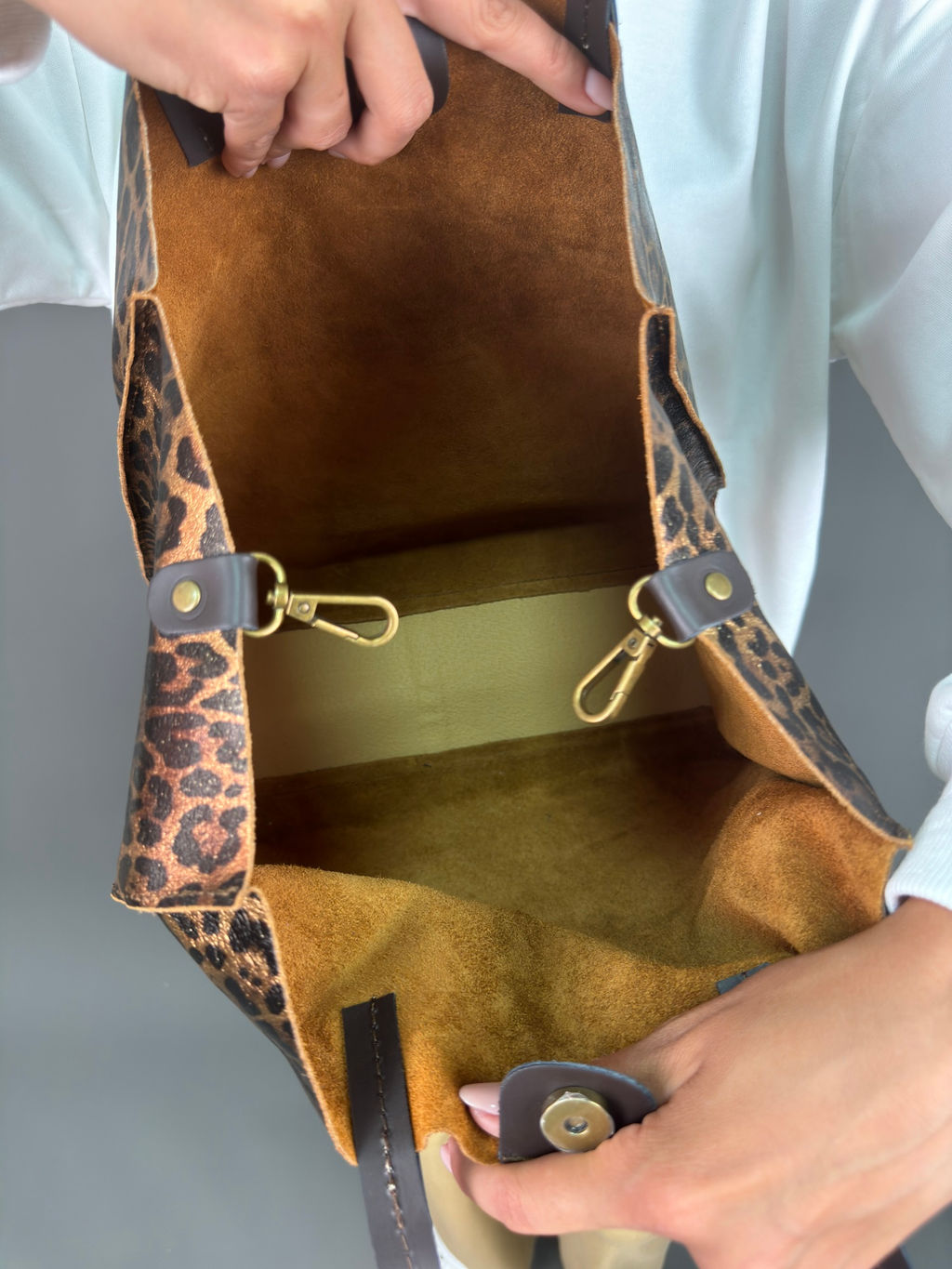 Сумка женская из телячьей кожи