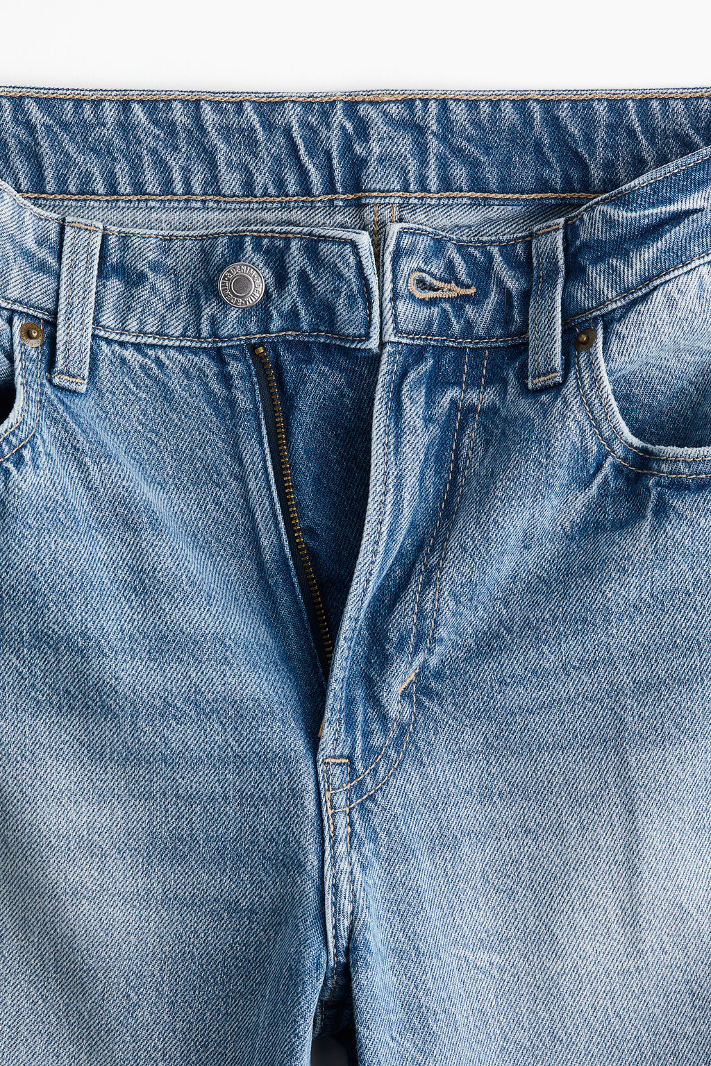 Baggy Bootcut Regular Jeans - H&m фото 16