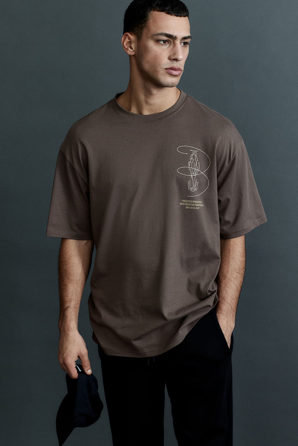 Camiseta de deporte en DryMove Loose Fit - H&m фото 3