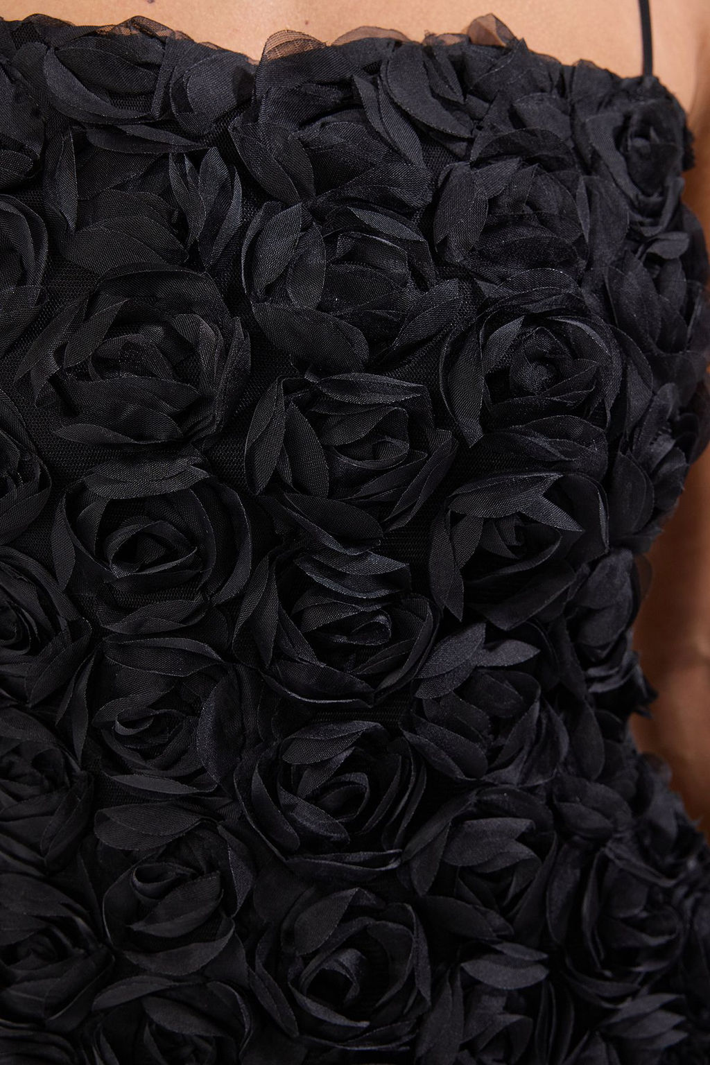 TRENDYOLMILLA Beyaz 3 Boyutlu Gul Aplike Detayl? Dugun/Nikah S?k Abiye Elbise TPRSS25EL00018 фото 17