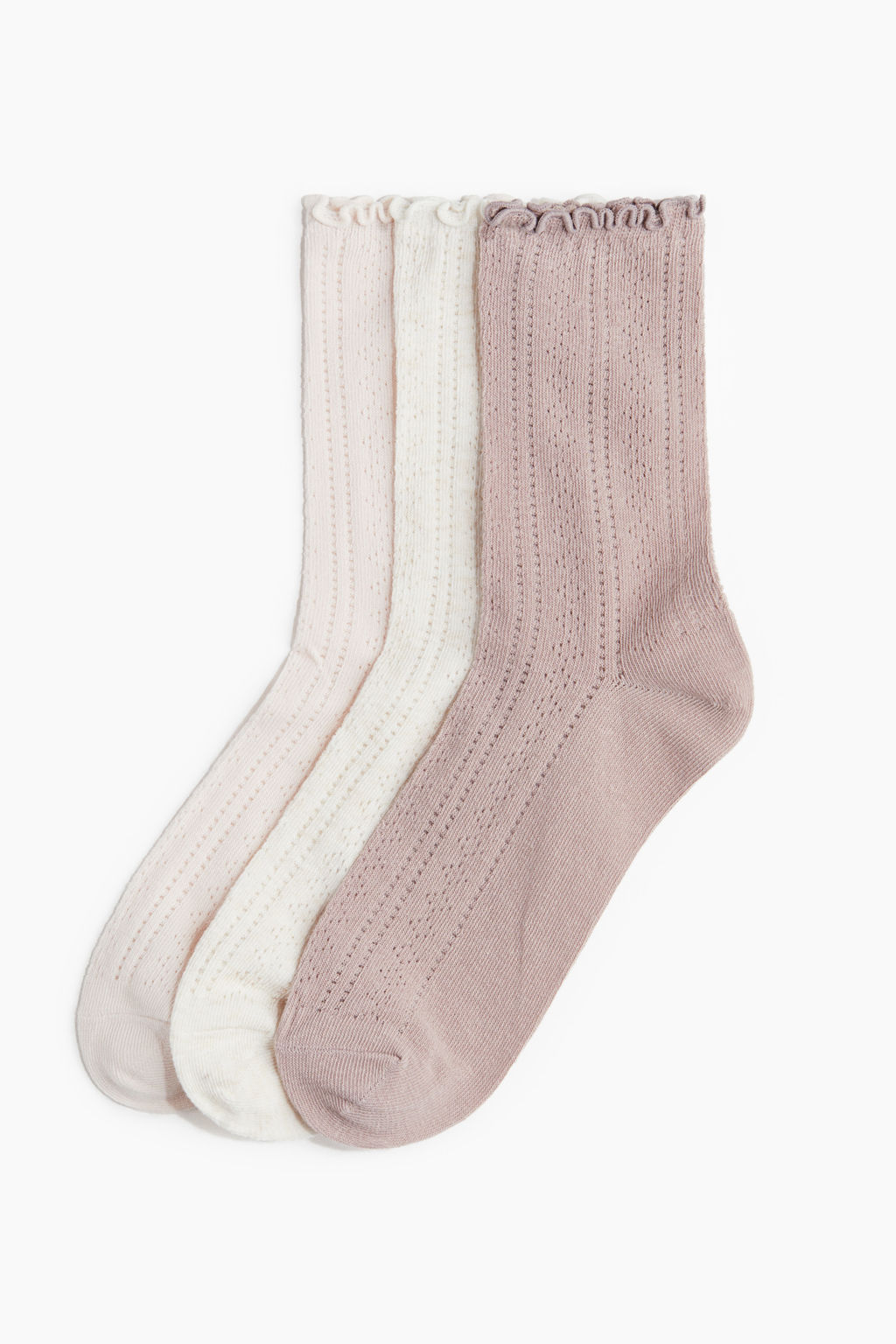 Pack de 3 calcetines en punto pointelle - H&m фото 2