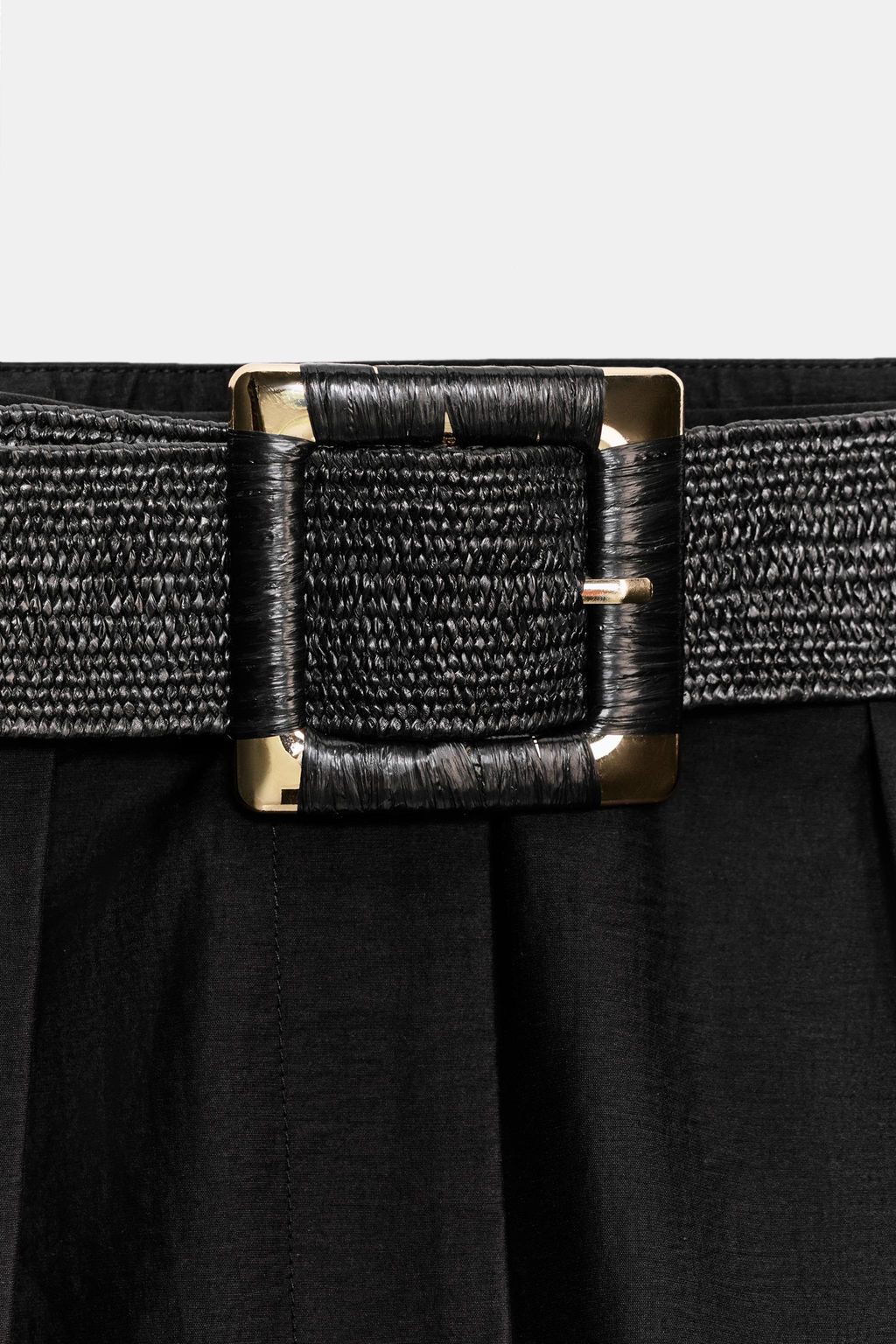 FALDA MIDI CAPA CINTUR?N / Negro - Zara фото 10