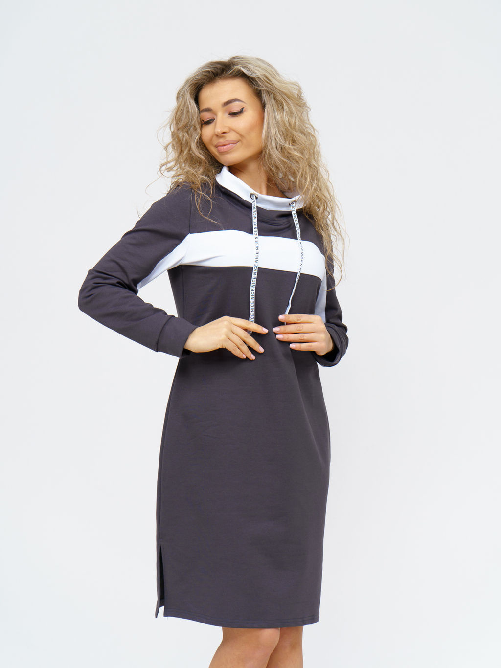 945 Платье "Серый"