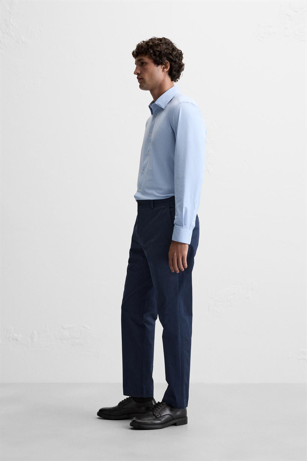 TEXTURED STRETCH SHIRT - Zara фото 4