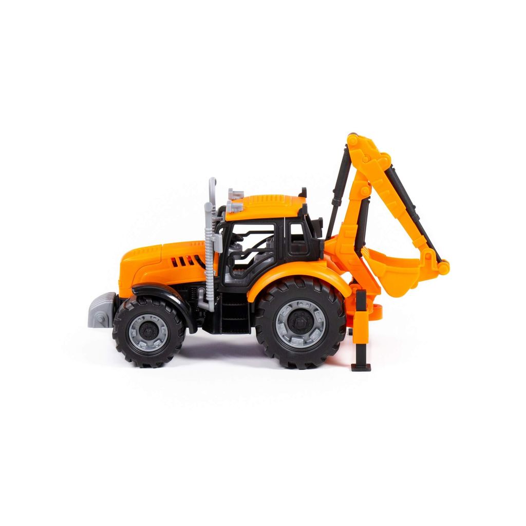 Экскаватор Прогресс инерционный (оранжевый) (в коробке) - Полесье фото 3