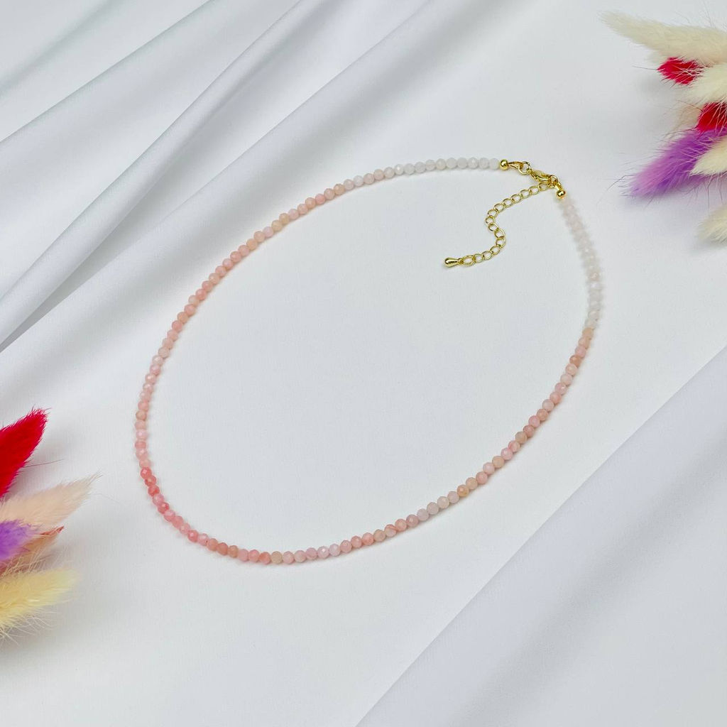 Колье из Опала "градиент"