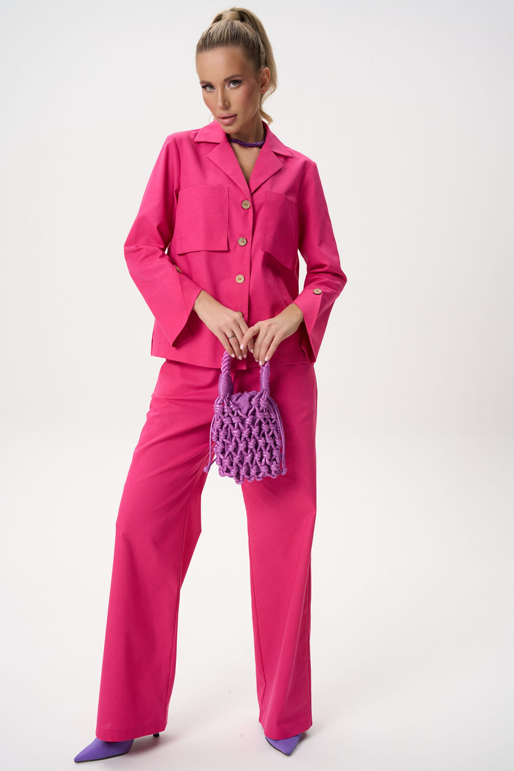 Жакет Яркое лето (фуксия) - Эльза фото 13