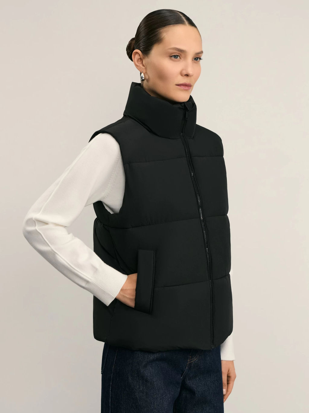 Жилет стеганый утепленный / Zarina фото 4