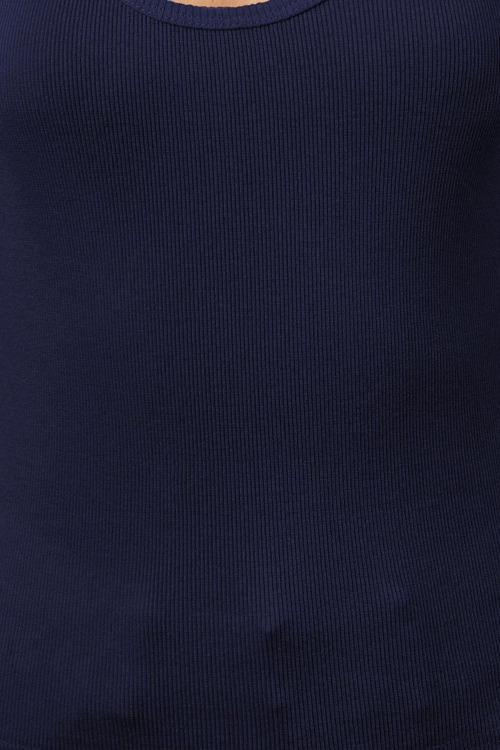 TRENDYOLMILLA Beyaz Fitted/Vucuda Oturan Havuz Yaka Fitilli Esnek Orme Atlet TWOSS22AL0042  фото 24