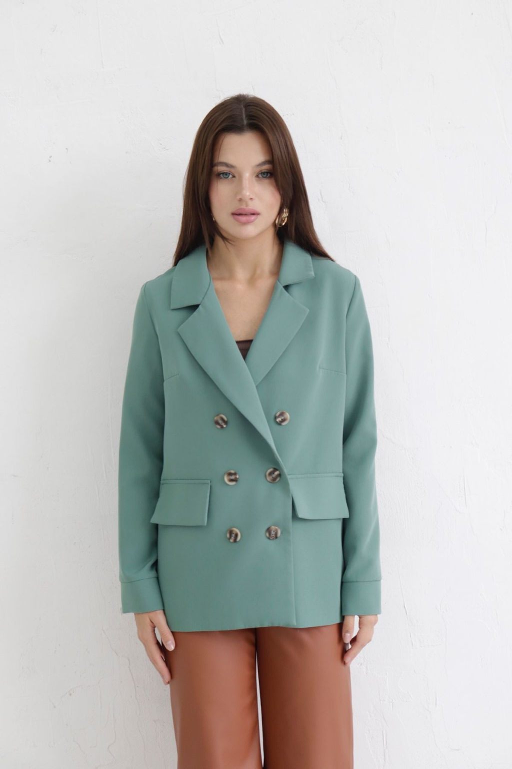 Двубортный жакет с английским воротником - Martichelli фото 121