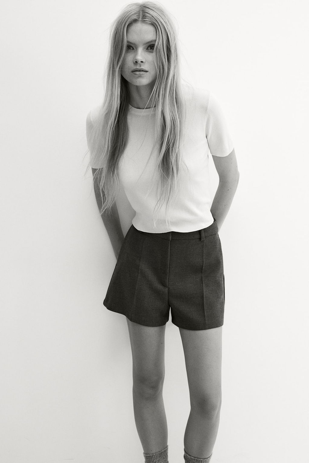 Camiseta de punto fino - H&m фото 2