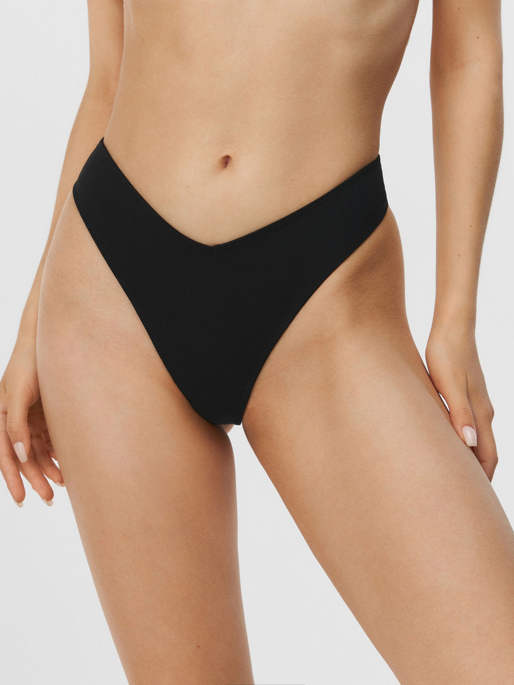 10204080004 Трусы стринг женские 5 шт. Ziona черный с бежевым - Concept club фото 5