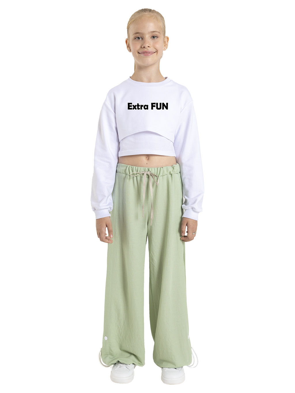 Брюки для девочки О56909 - Карамелли фото 7