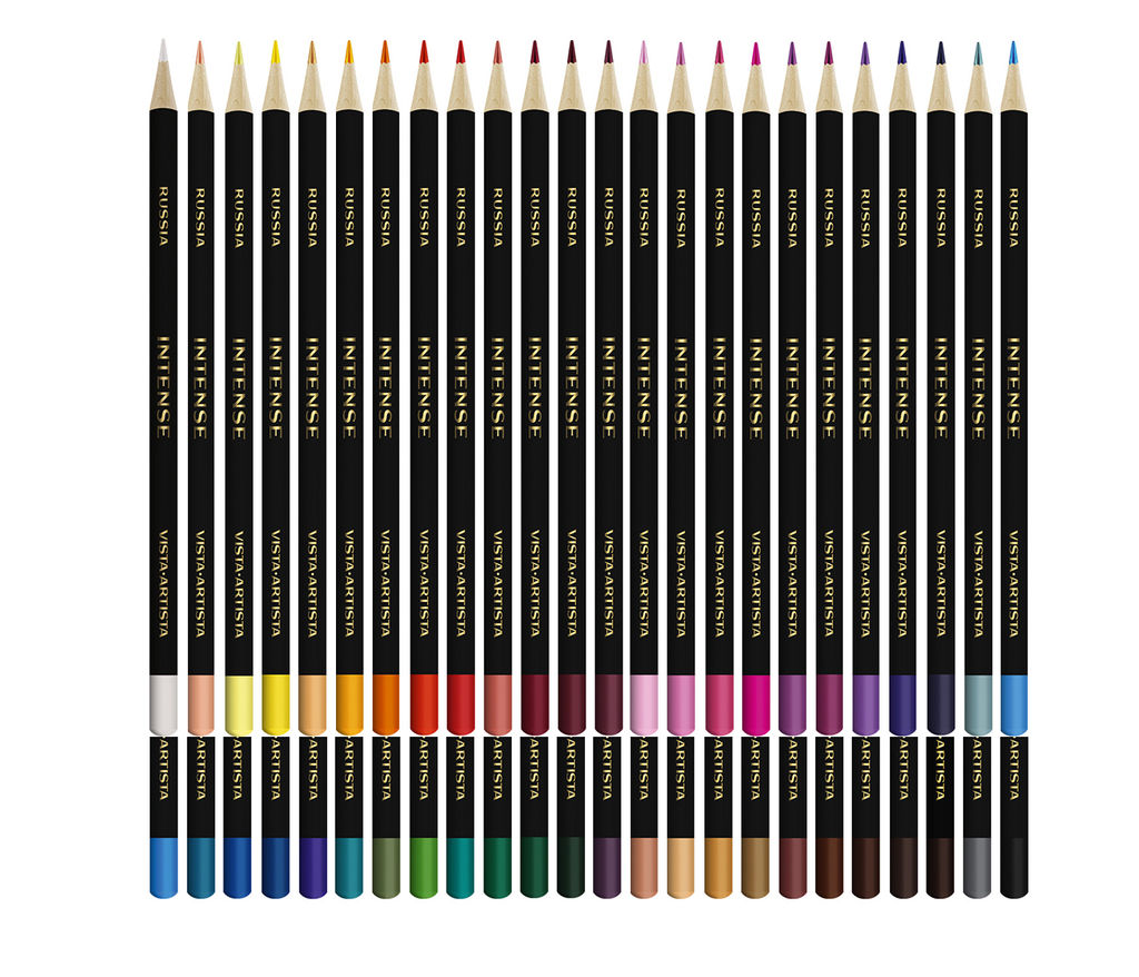 VISTA-ARTISTA INTENSE VICP-48 Набор цветных карандашей заточенный 4 х 48 цв