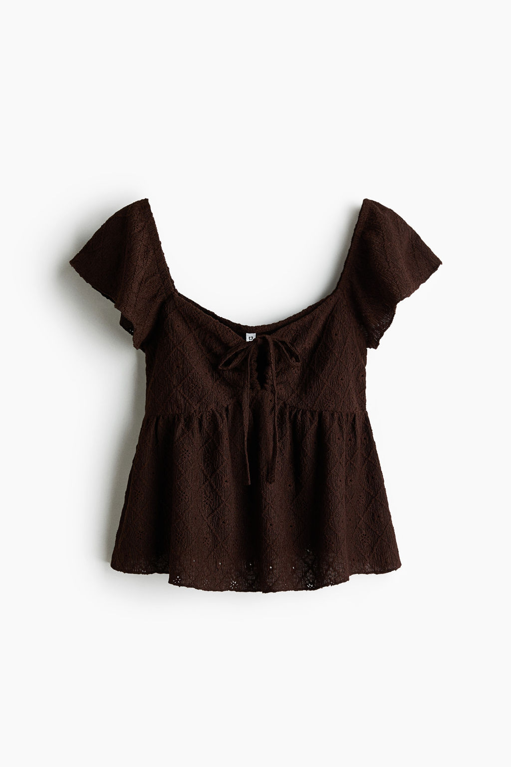 Blusa en punto pointelle - H&m фото 3