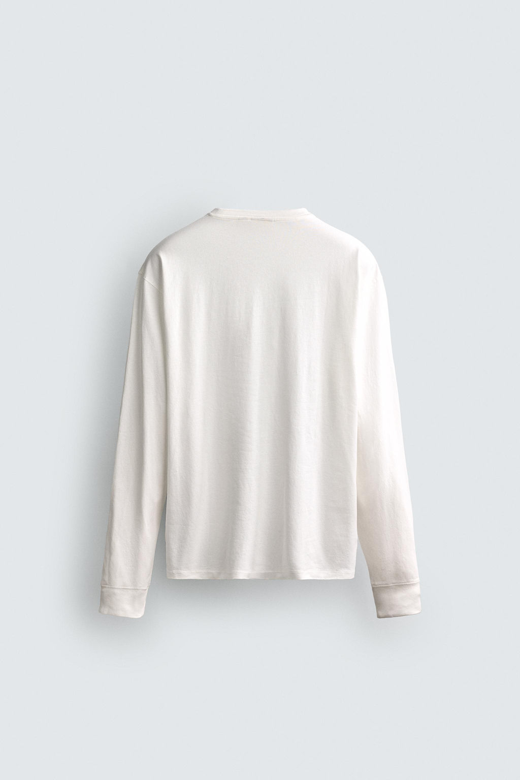 CAMISETA LIGHTWEIGHT MANGA LARGA / Blanco - Zara фото 8