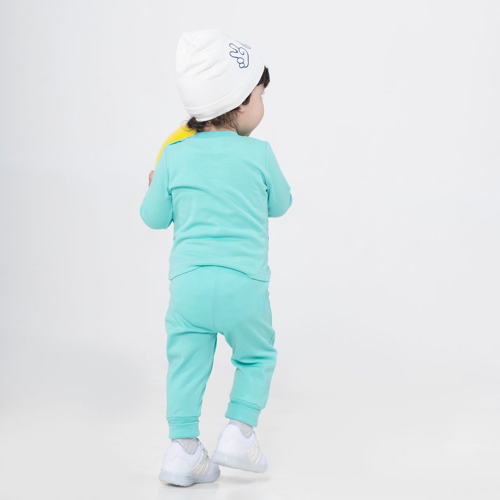 CRB wear/CSNB 62669-40 Джемпер для мальчика, бирюзовый/Ex.Cherubino  фото 4