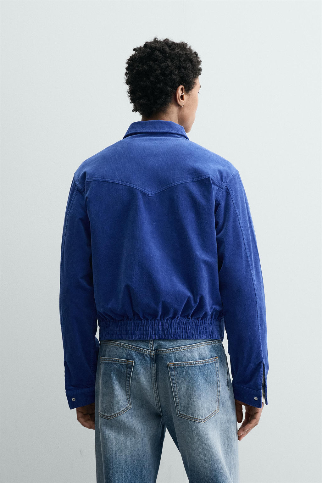 SOBRECAMISA PANA CREMALLERA / Azulina - Zara фото 3