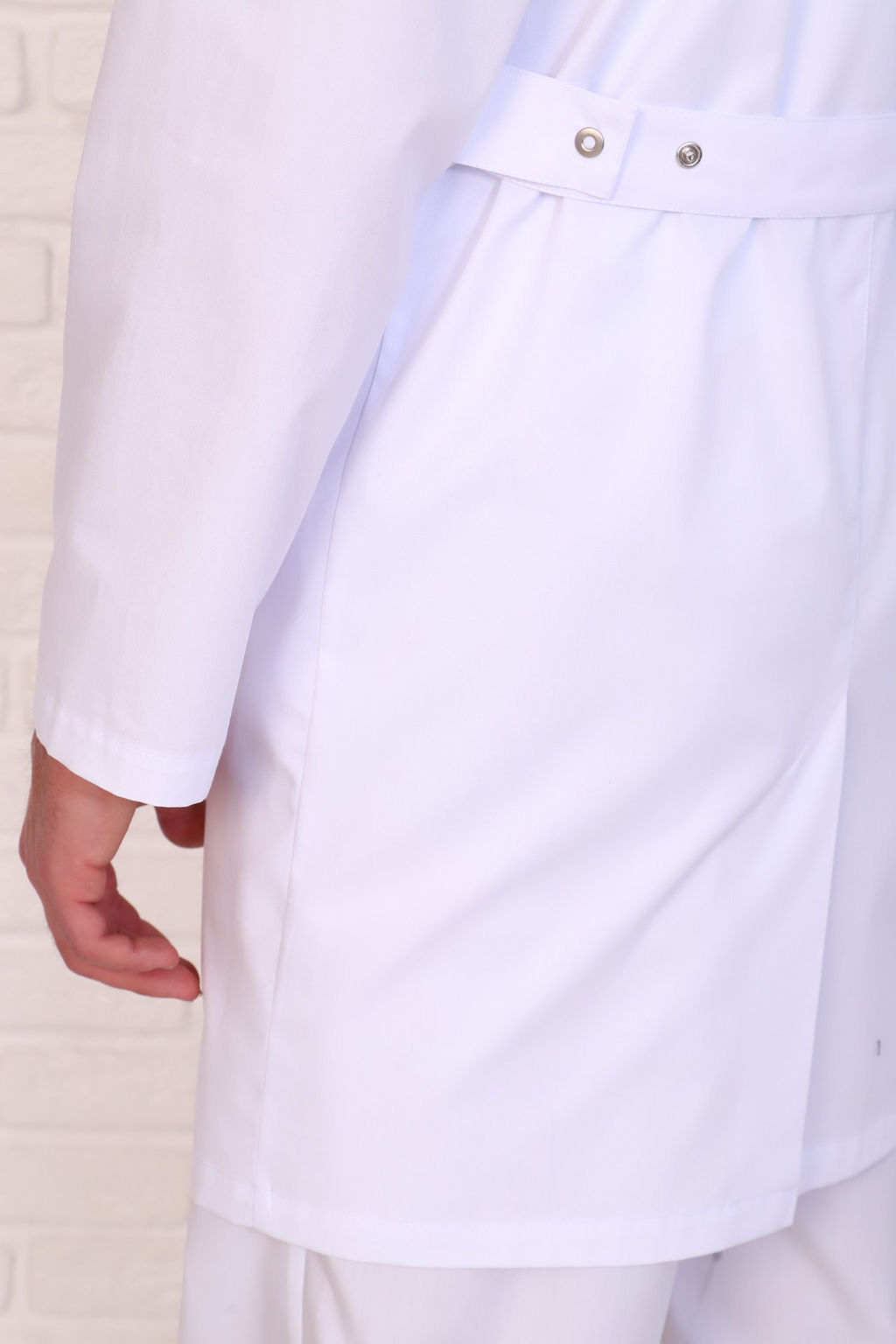 Халат мужской 234 CVC. Цвет: белый - Стильб фото 4