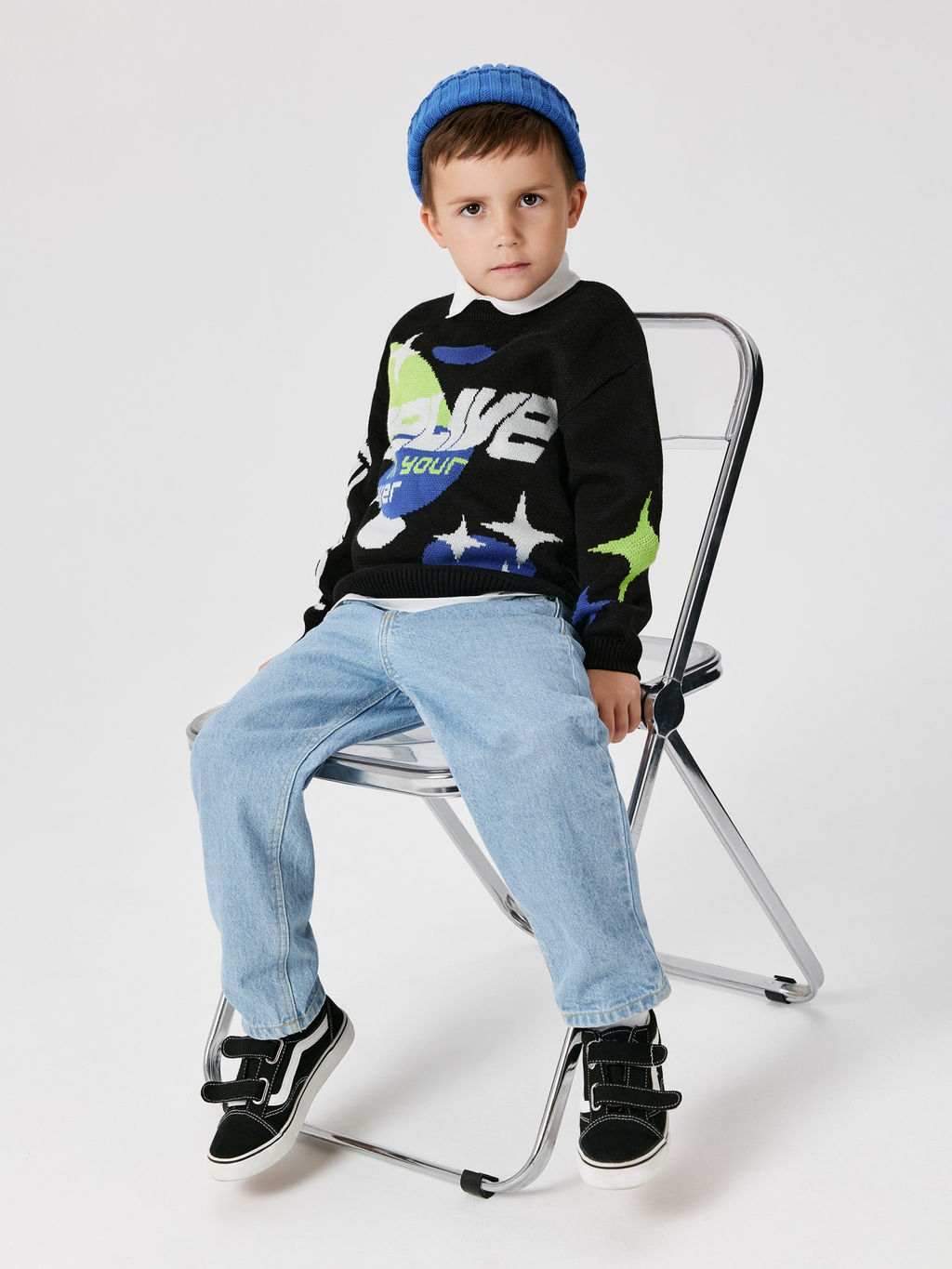 ACOOLA / Джемпер детский для мальчиков Ciro черный  фото 7