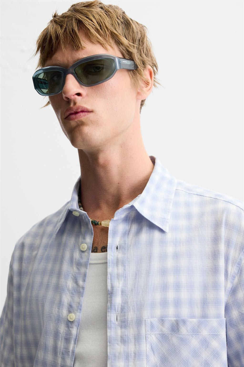 CHECK SHIRT - Zara фото 5