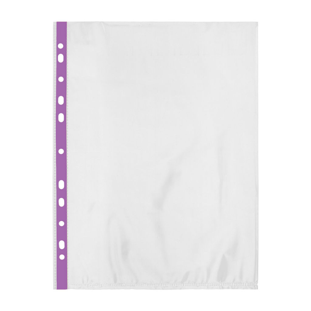 Expert Complete Premier Файл-вкладыш с цв. полоской A4 20 шт. 30 мкм глянцевый фиолетовый EC290903