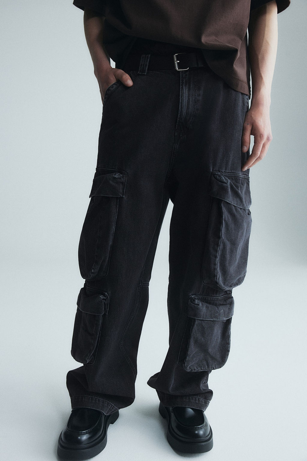 Baggy Cargo Jeans - H&m фото 2