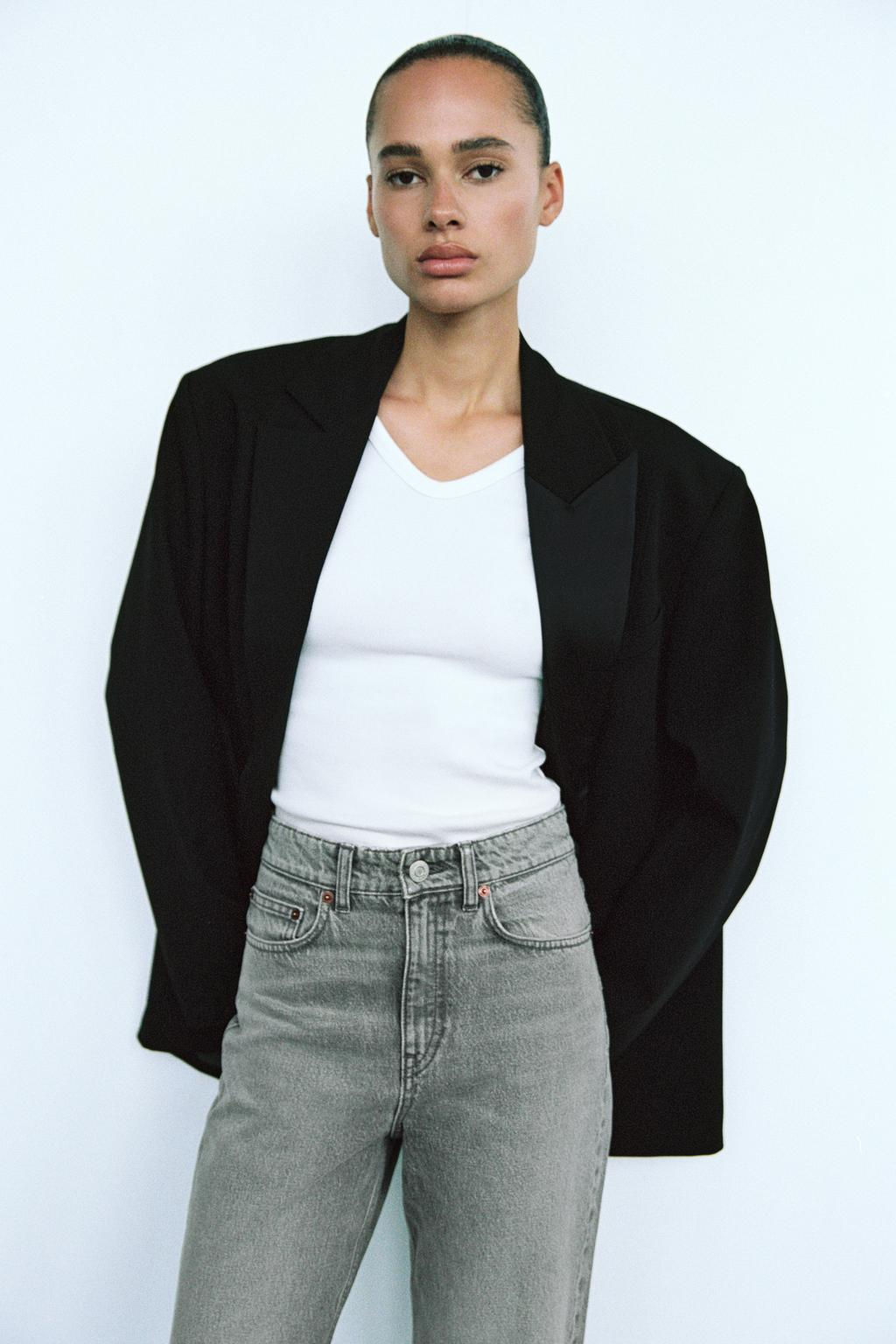 TRF MOM FIT HIGH-WAIST JEANS - Zara фото 43